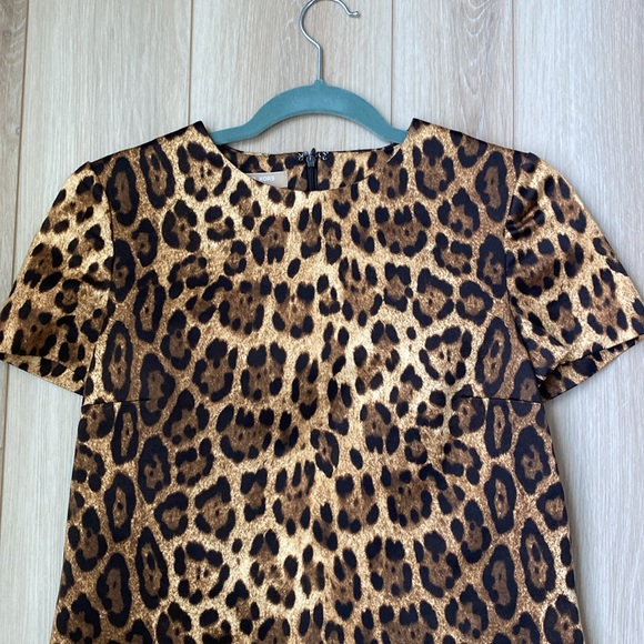 Michael Kors Collection Italy leopard cheetah print top - Picture 2 of 5